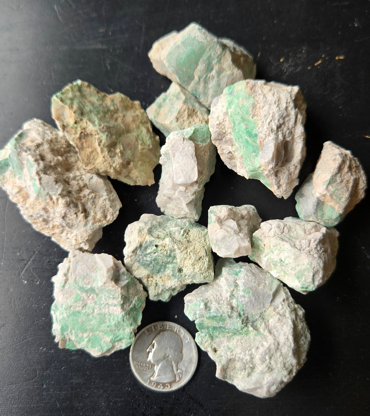 Lucin Variscite Rough for cabbing - Natural Utah Variscite- Lot 14