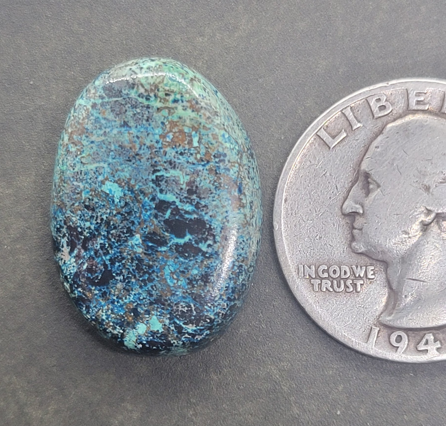 Shattuckite Chrysocolla Cabochon