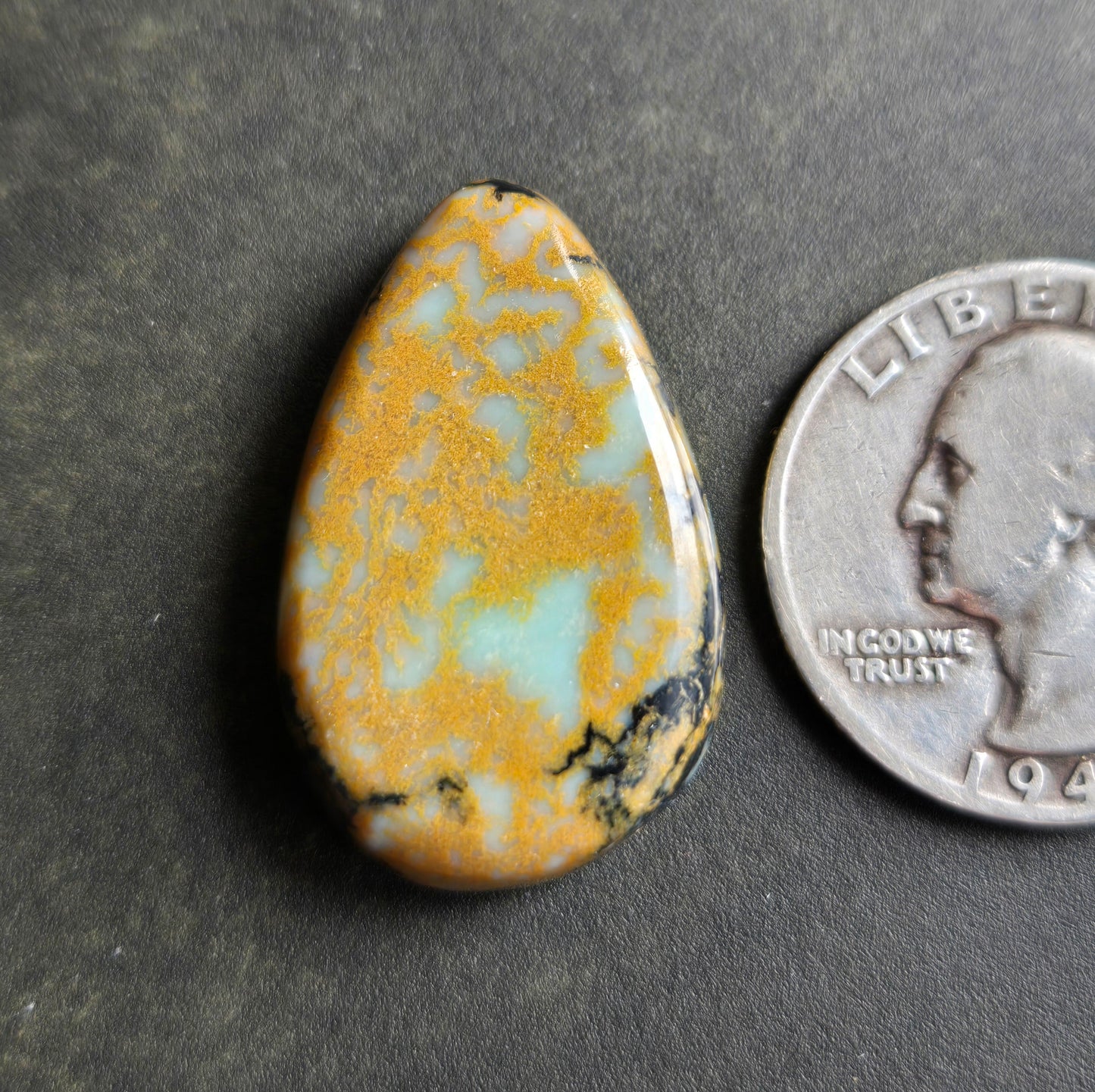 Aloe Variscite Cabochon