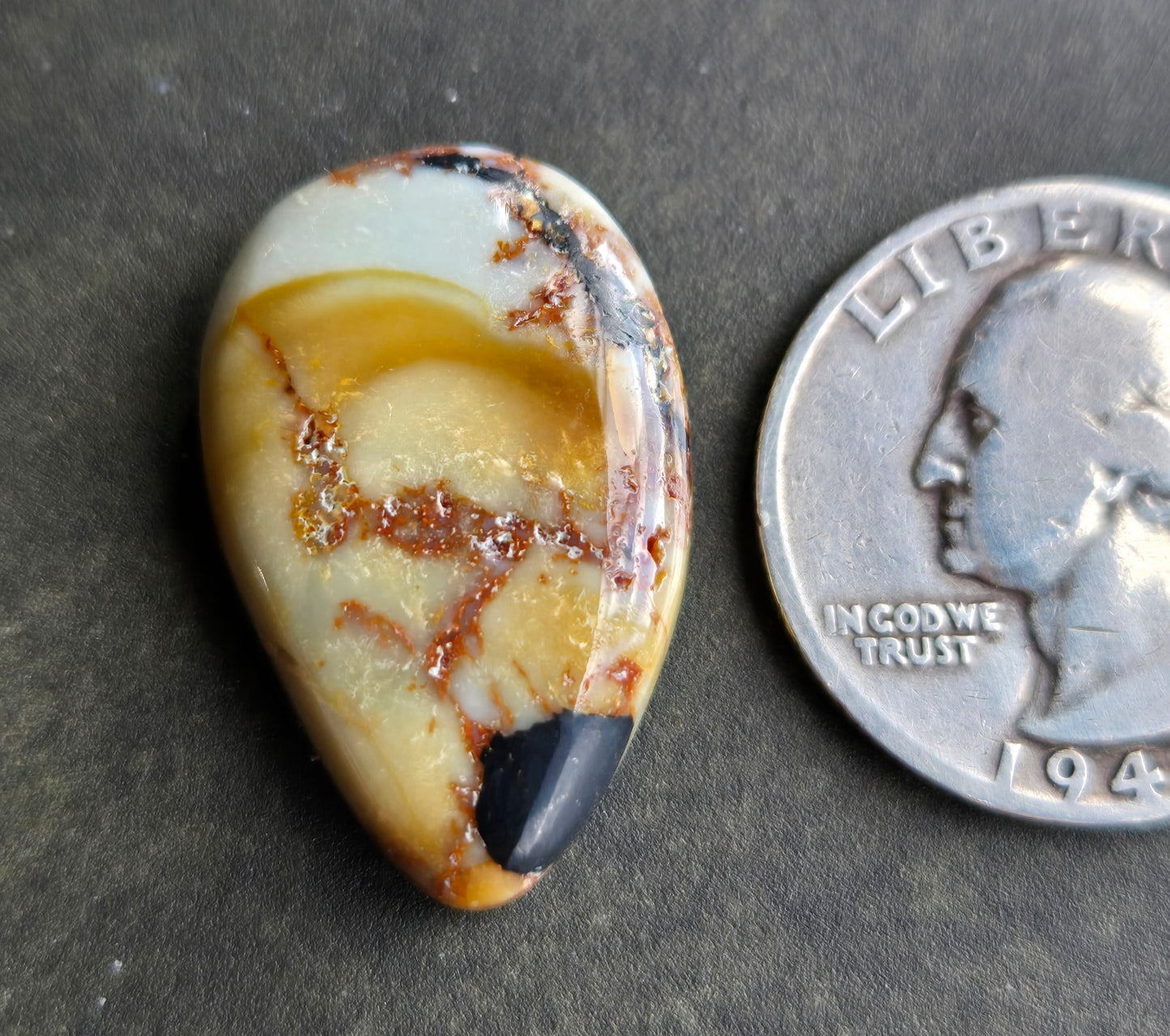 Aloe Variscite Cabochon