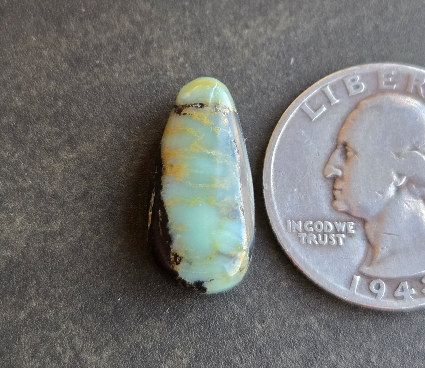 Aloe Variscite Cabochon
