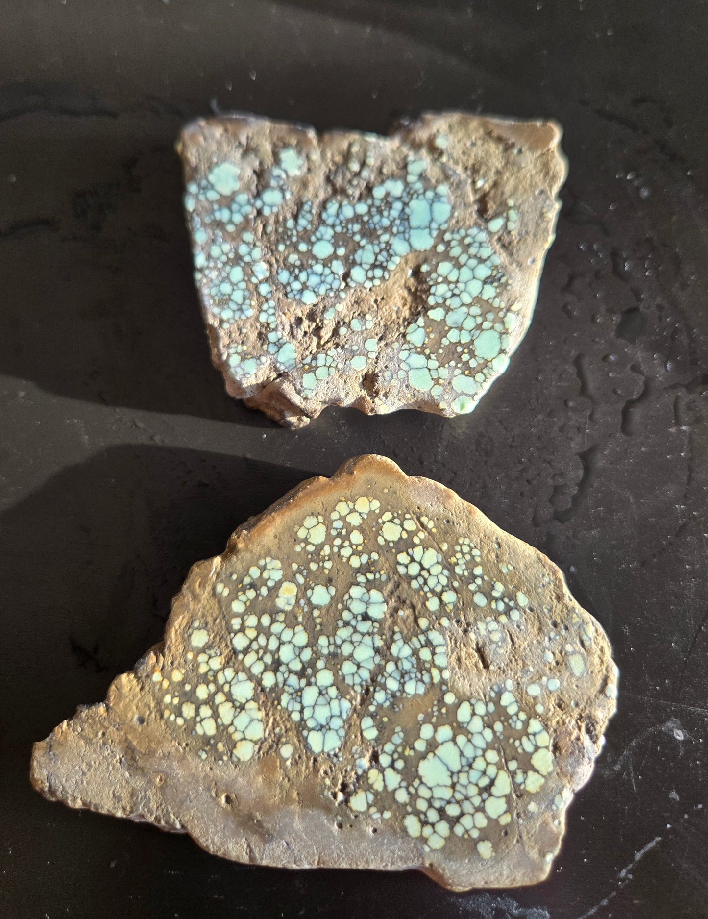 Desert Bloom Variscite/Turquoise slabs for cabbing - Nevada Variscite - 106 grams