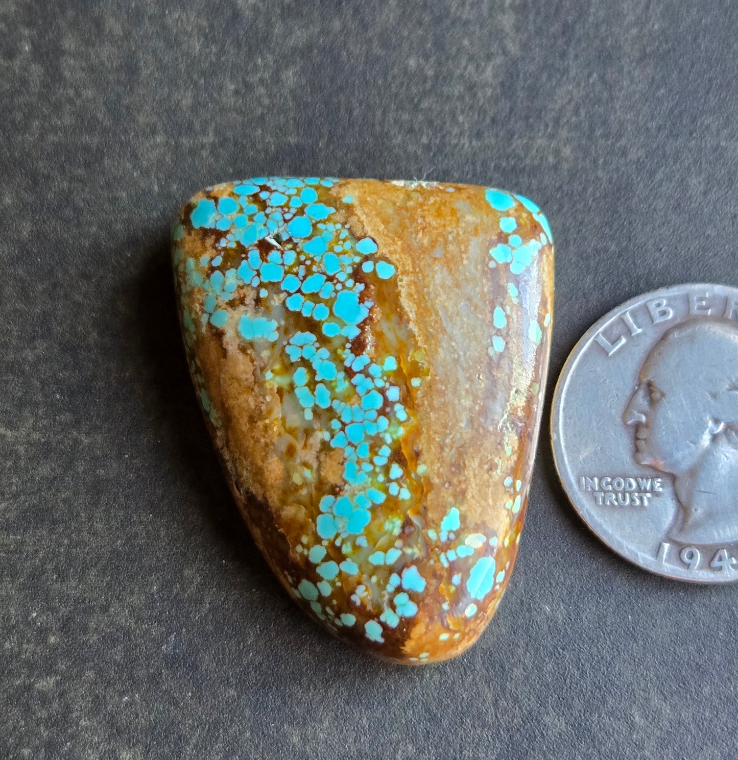Number 8 Mine Turquoise Cabochon