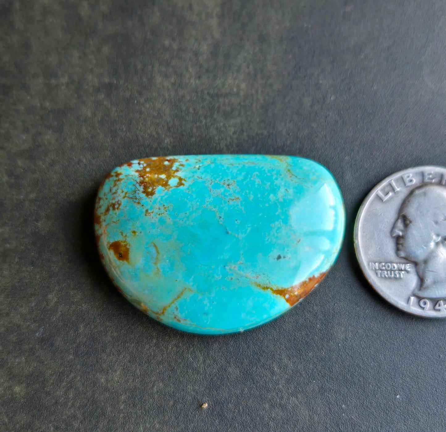 Number 8 Mine Turquoise Cabochon