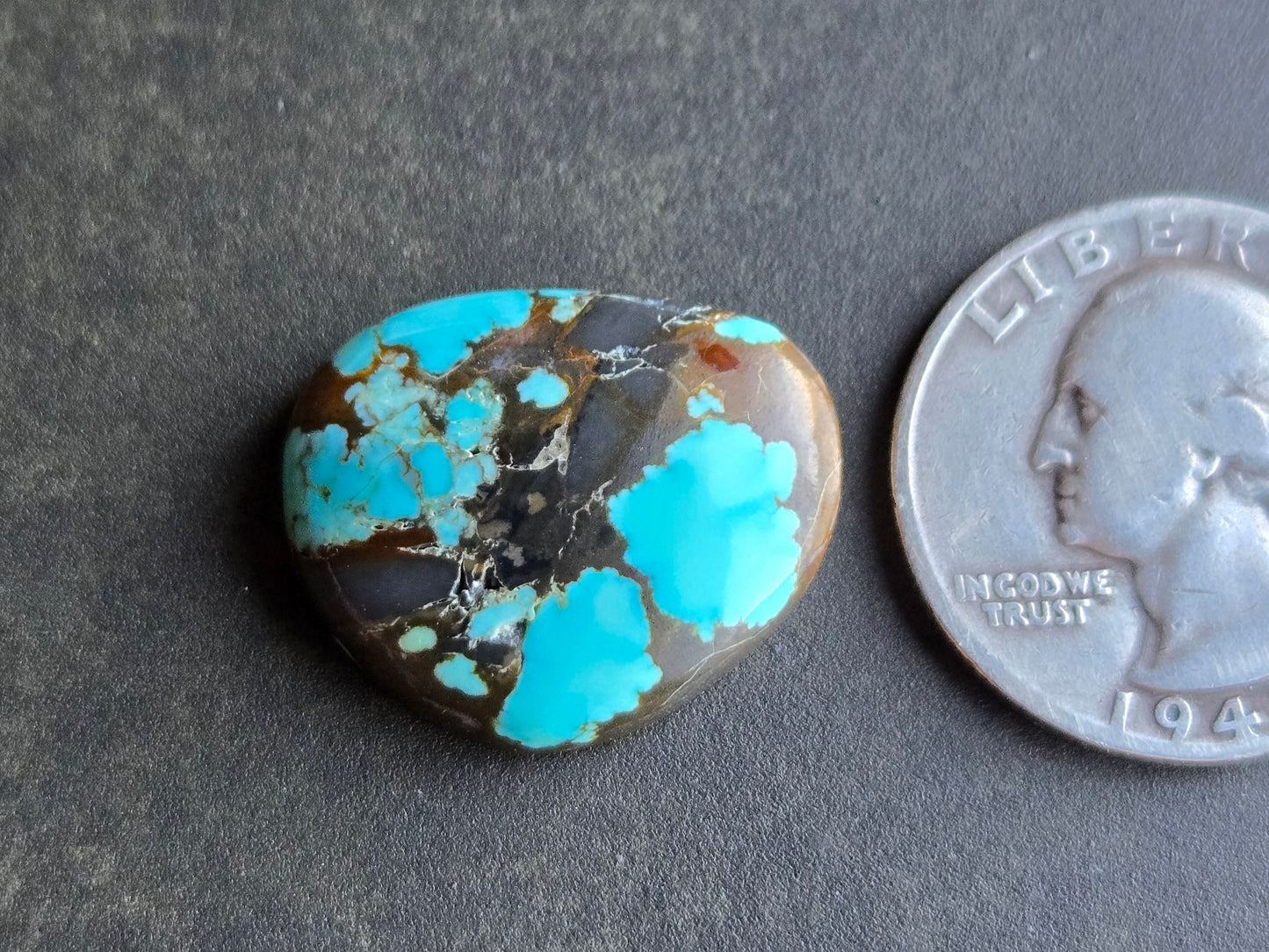 Number 8 Mine Turquoise Cabochon