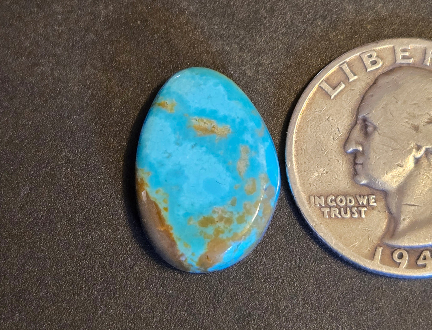 Number 8 Mine Turquoise Cabochon