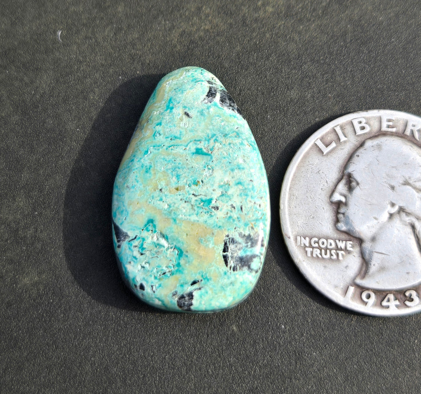 Lone Mountain Turquoise Cabochon