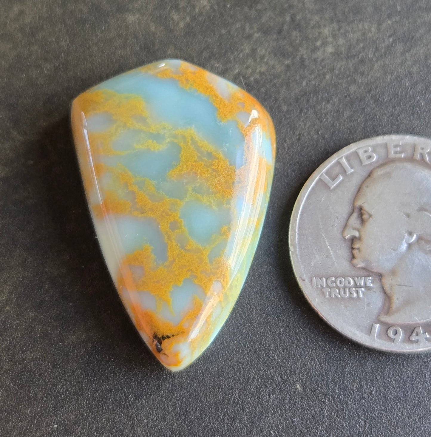 Aloe Variscite Cabochon