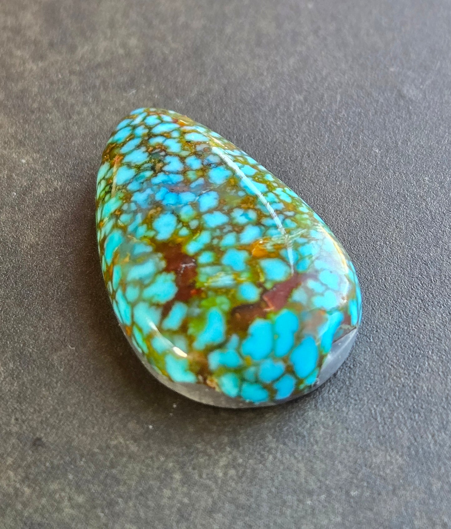 AAA Polychrome Kingman Turquoise Cabochon