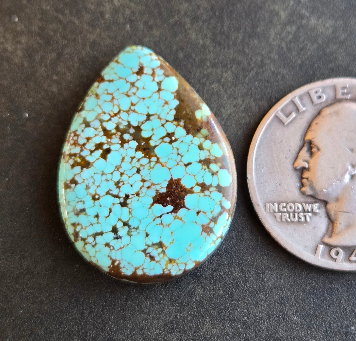 Number 8 Mine Turquoise Cabochon