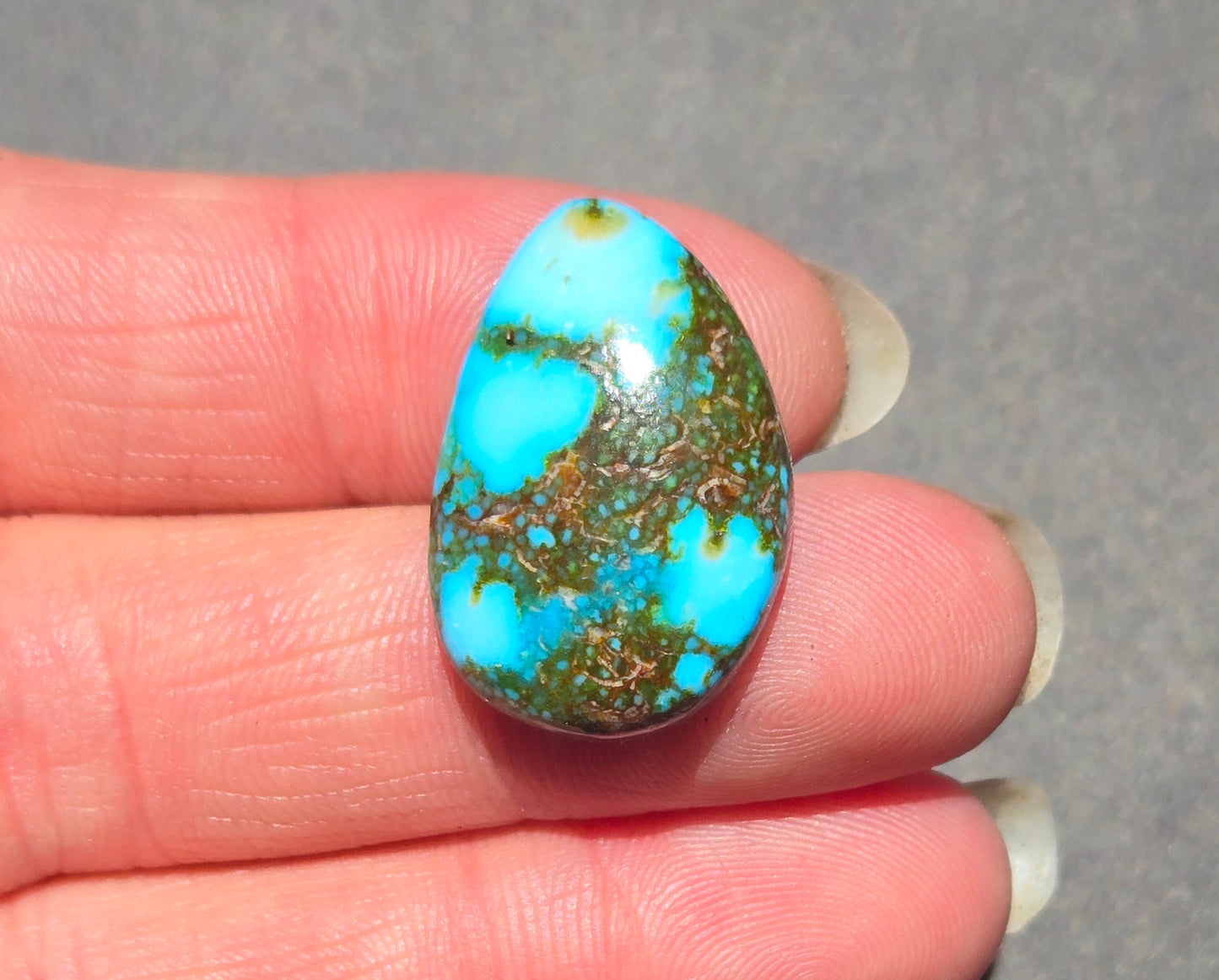AAA High Blue Kingman Turquoise Cabochon