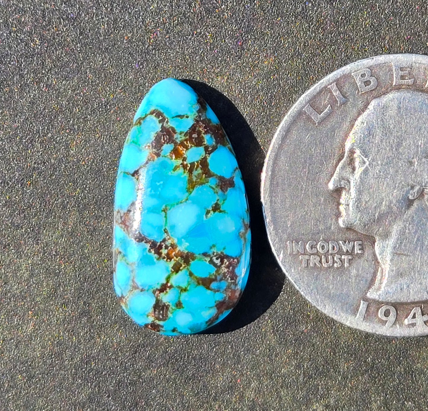 AAA High Blue Kingman Turquoise Cabochon