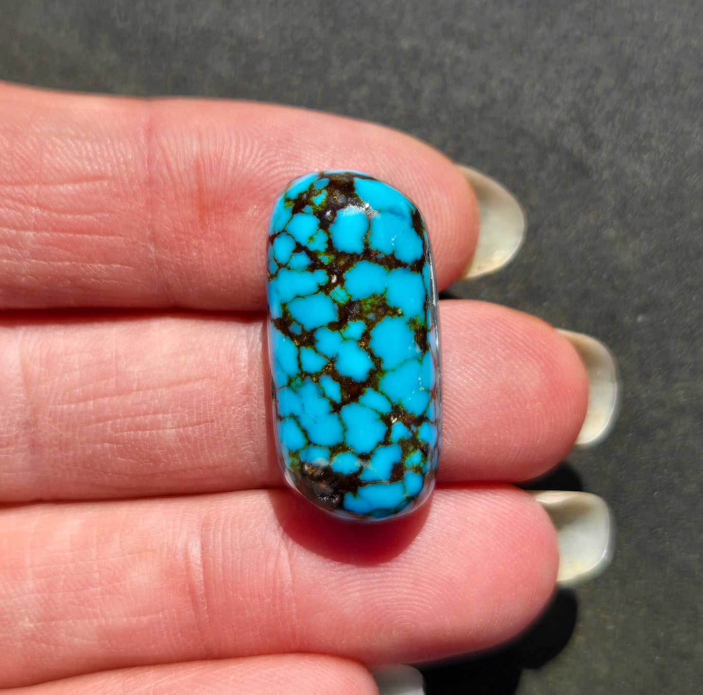 AAA High Blue Kingman Turquoise Cabochon