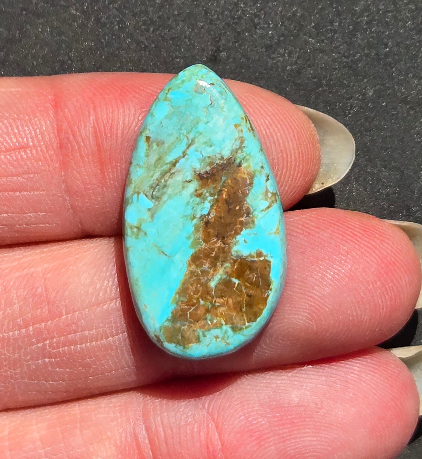 Number 8 Mine Turquoise Cabochon