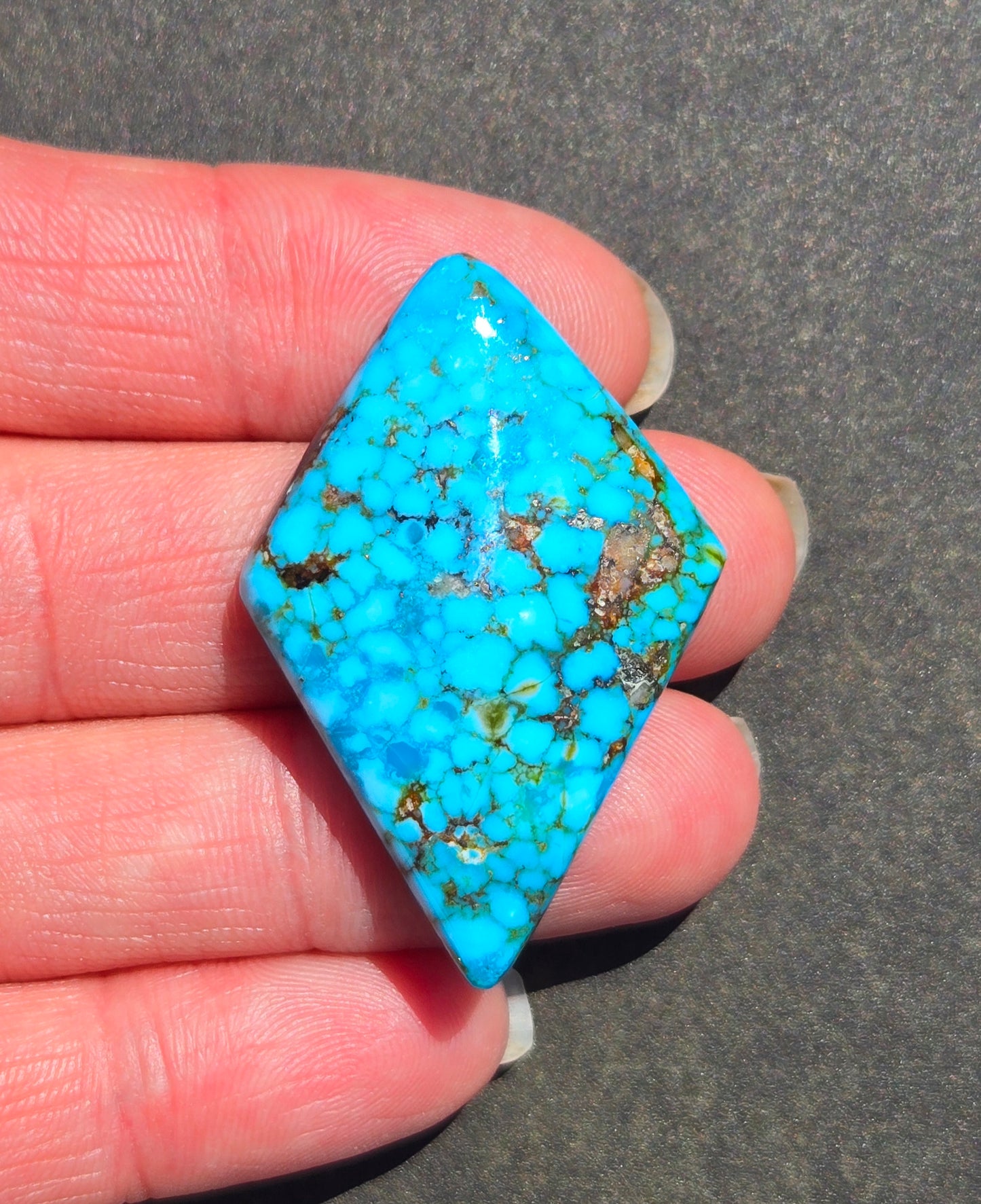 AAA High Blue Kingman Turquoise Cabochon