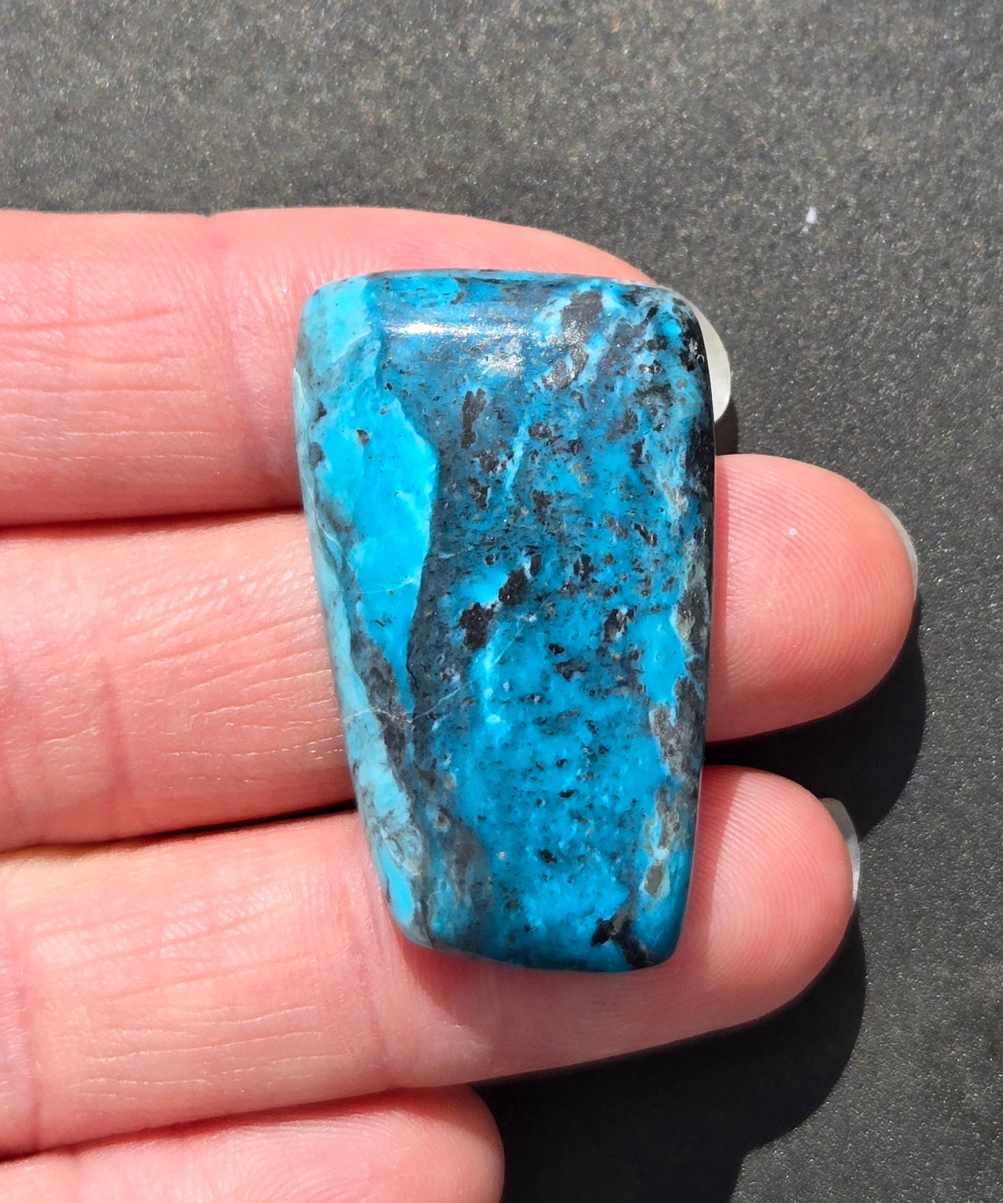 Smokey Kingman Turquoise Cabochon
