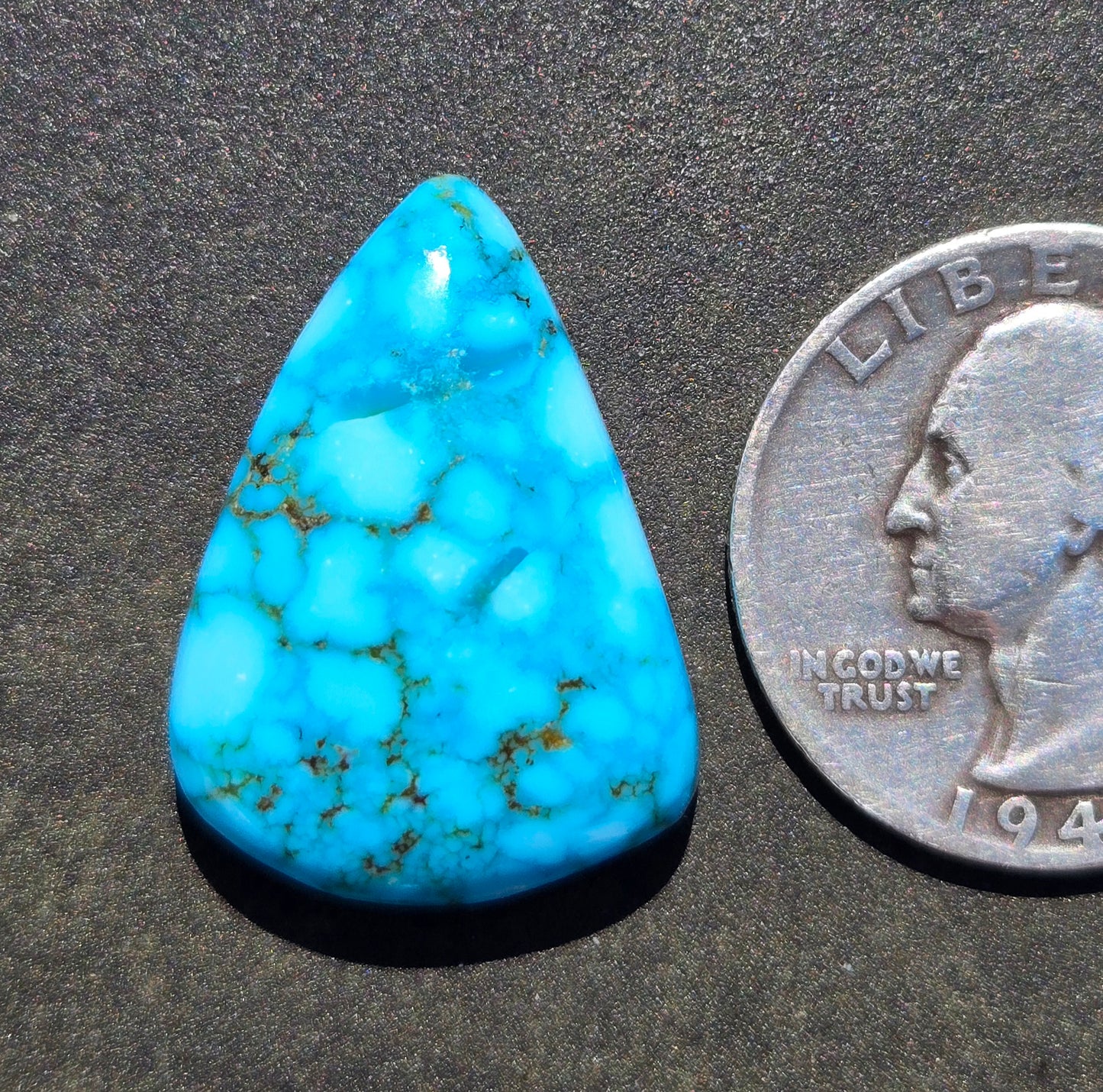 AAA High Blue Kingman Turquoise Cabochon