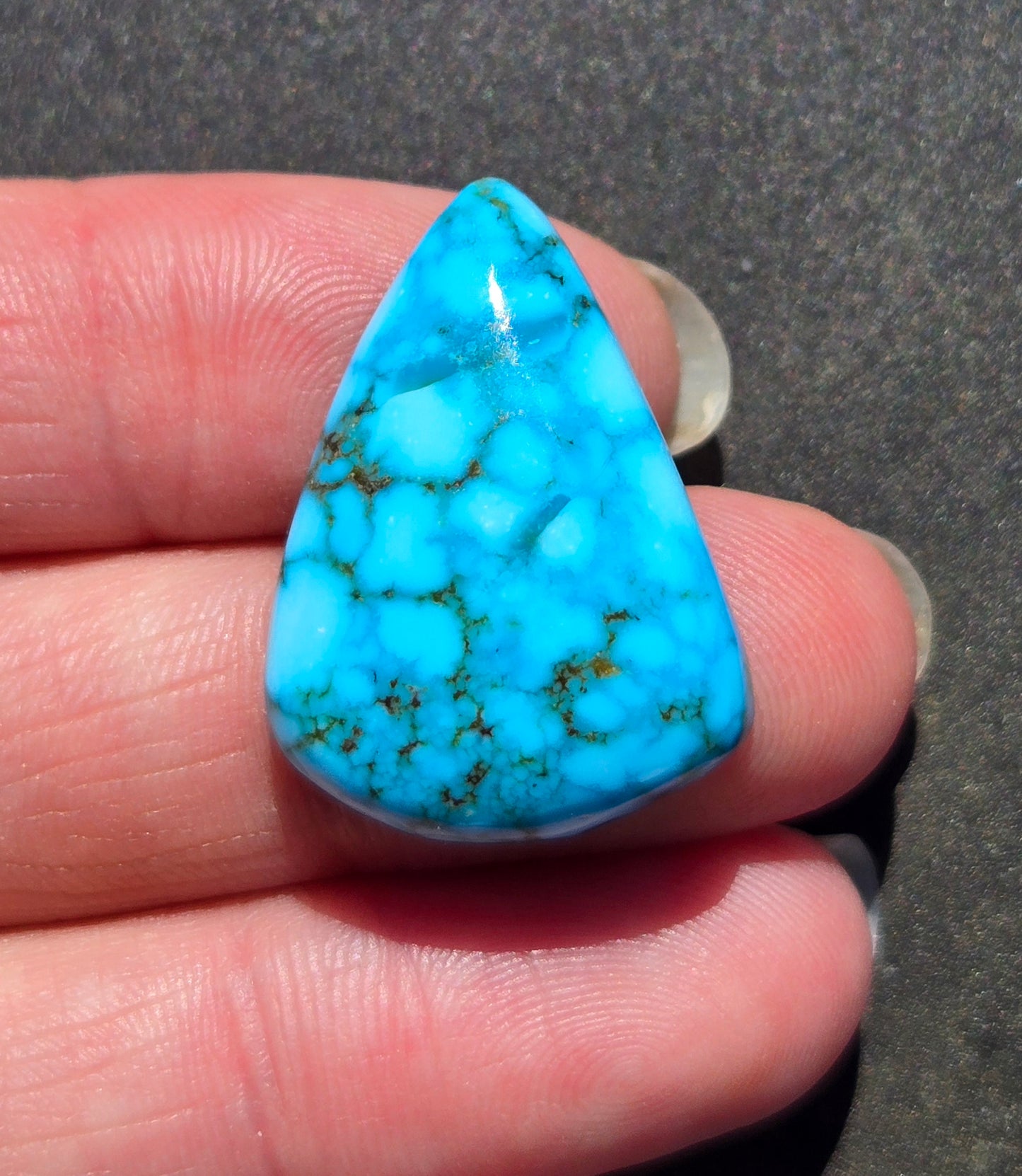 AAA High Blue Kingman Turquoise Cabochon