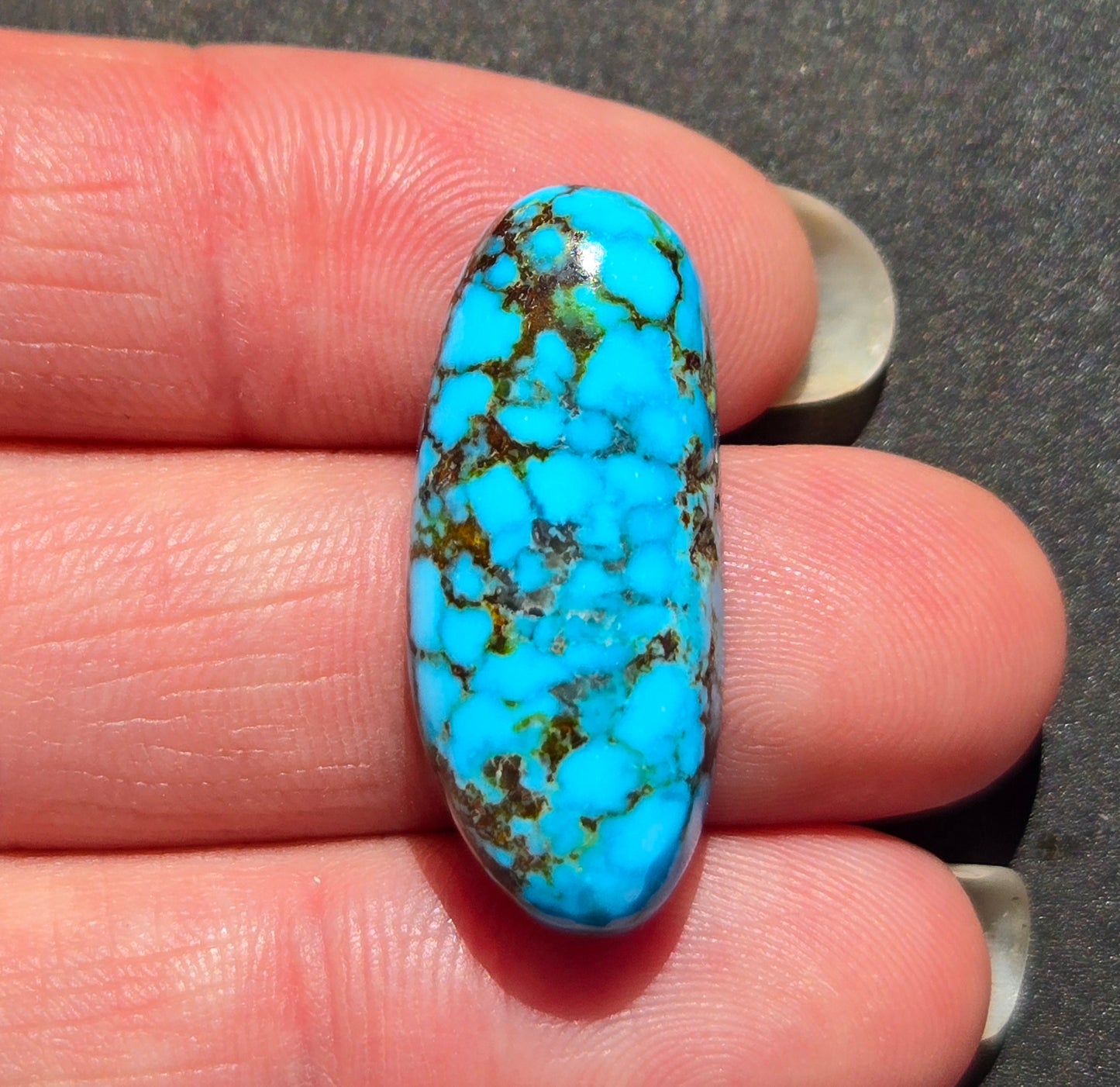 AAA High Blue Kingman Turquoise Cabochon