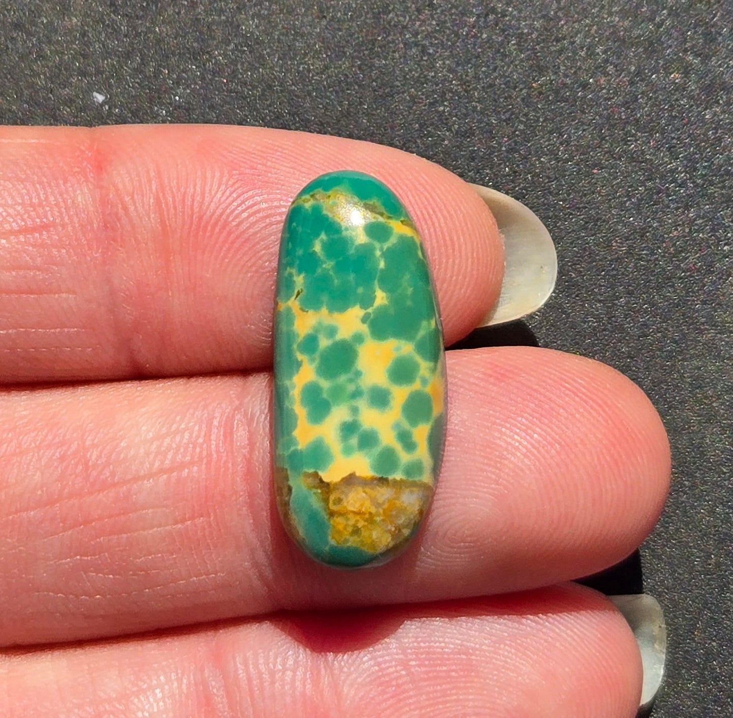 AAA Kingman Green Hardy Pit Turquoise Cabochon