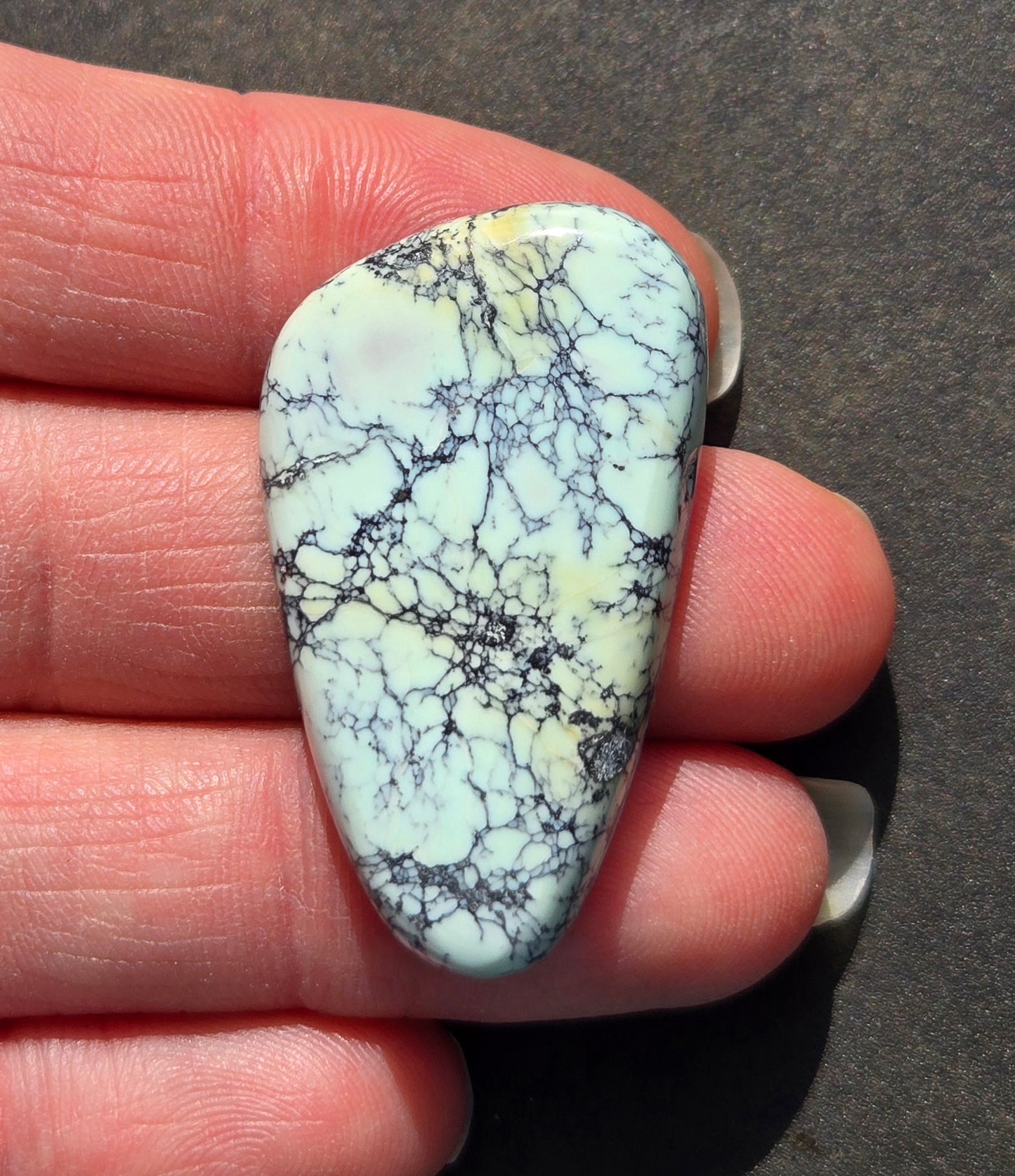 Black Bridge Variscite Cabochon