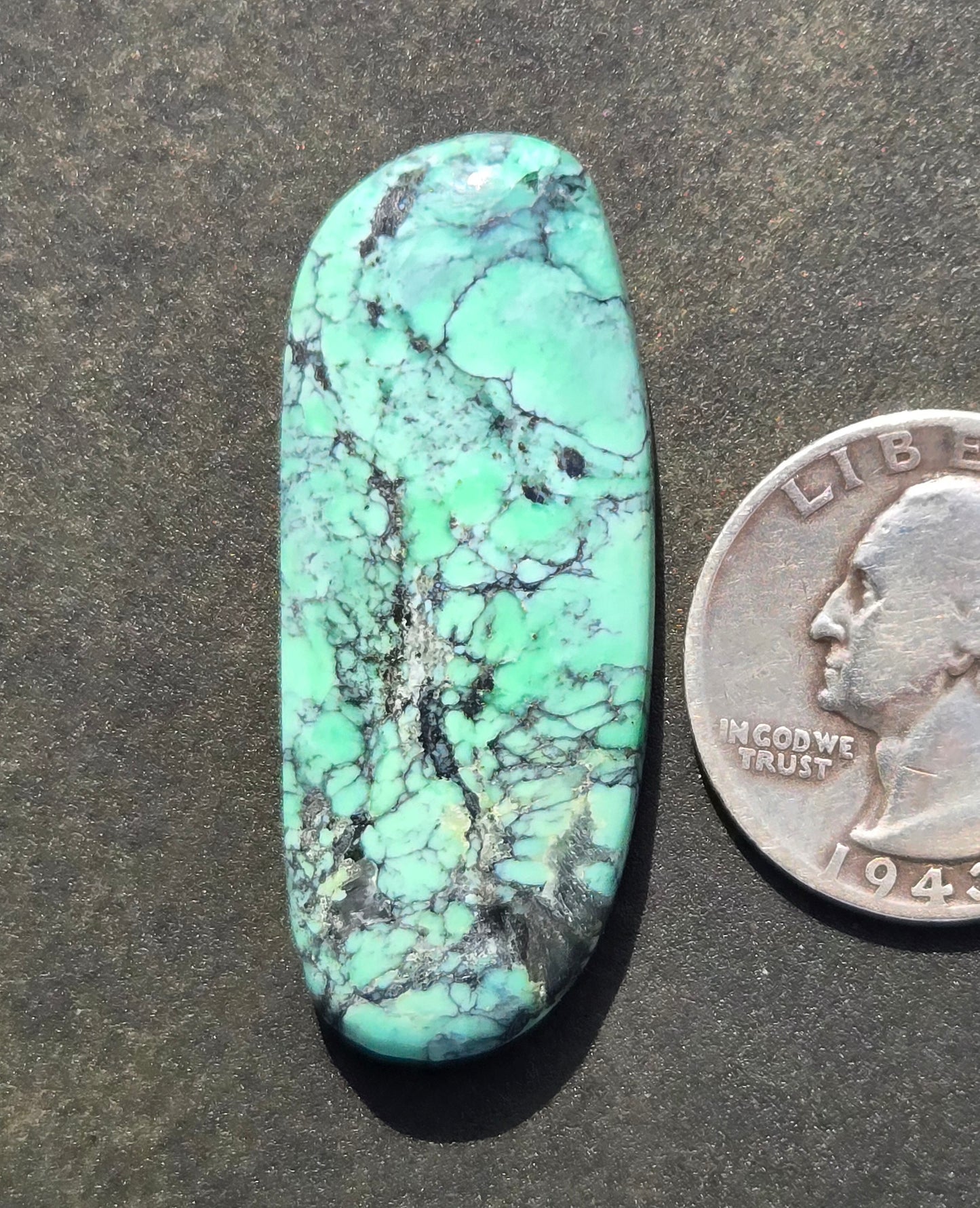 Black Bridge Variscite Cabochon
