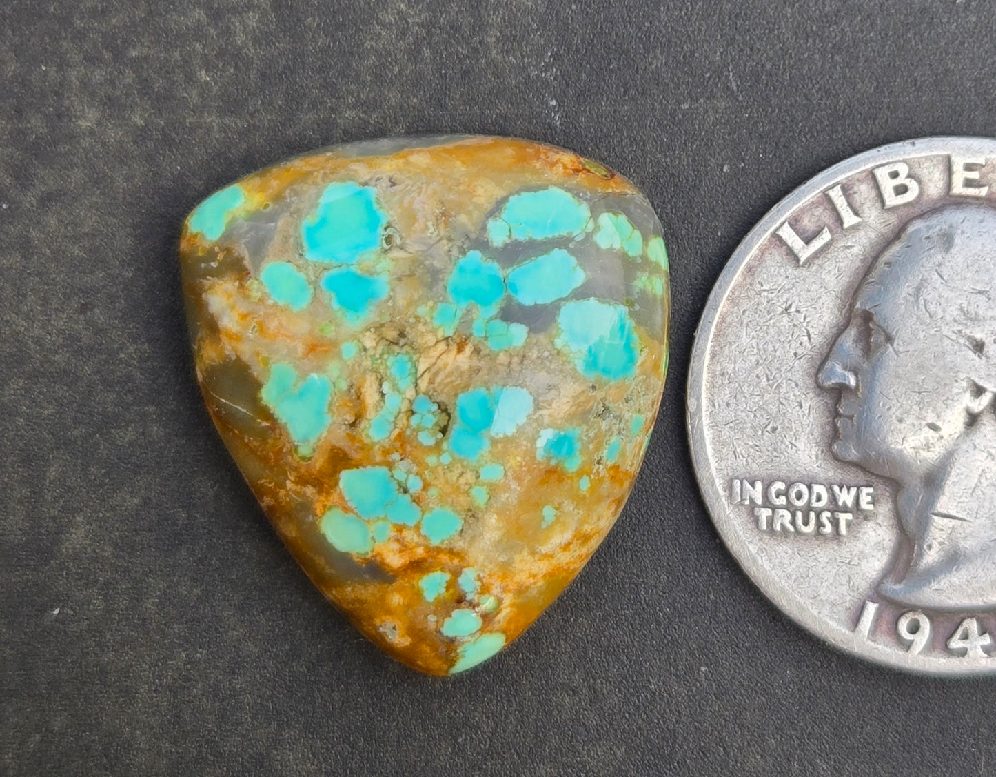 Number 8 Mine Turquoise Cabochon