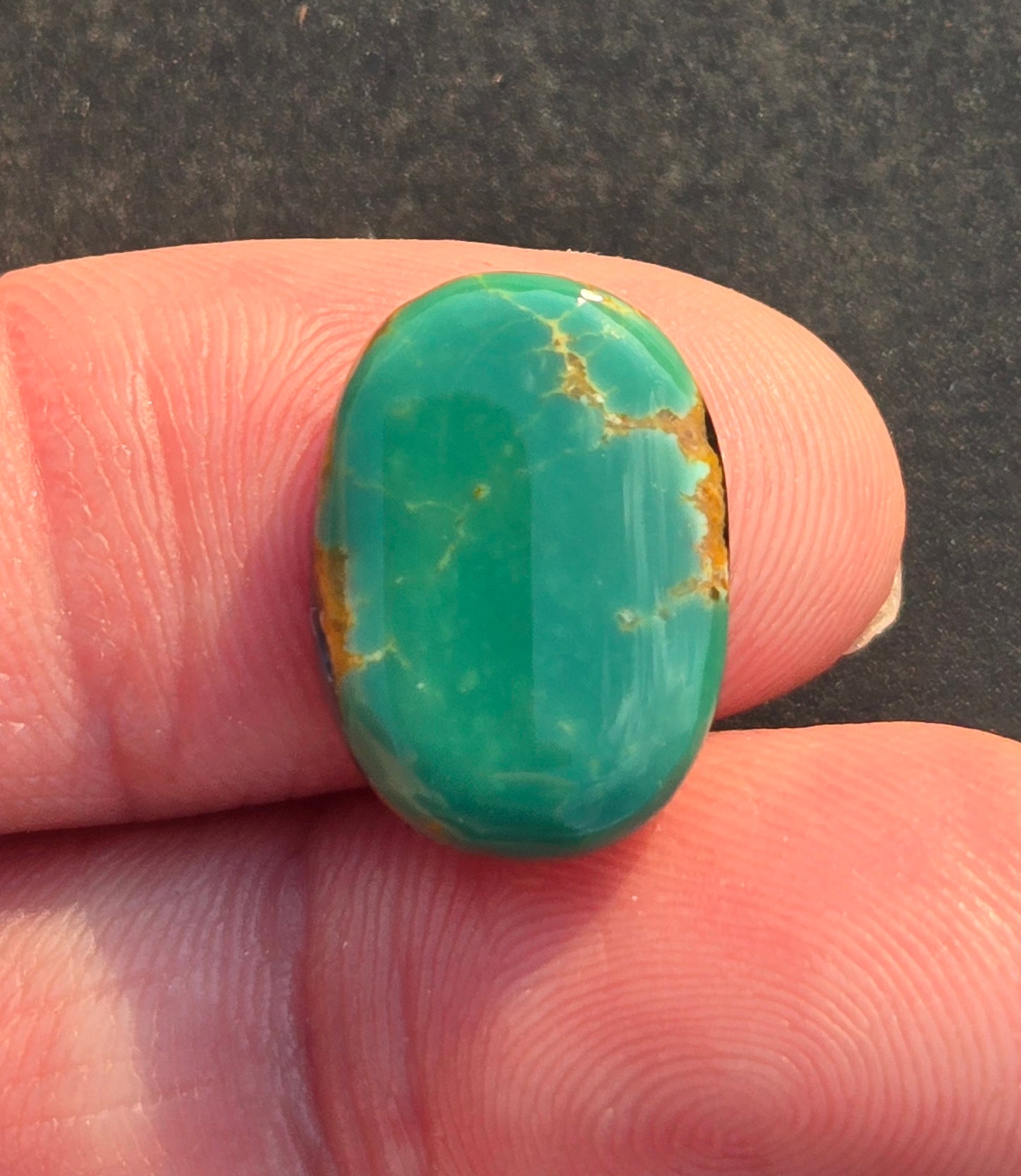 AAA Kingman Green Hardy Pit Turquoise Cabochon