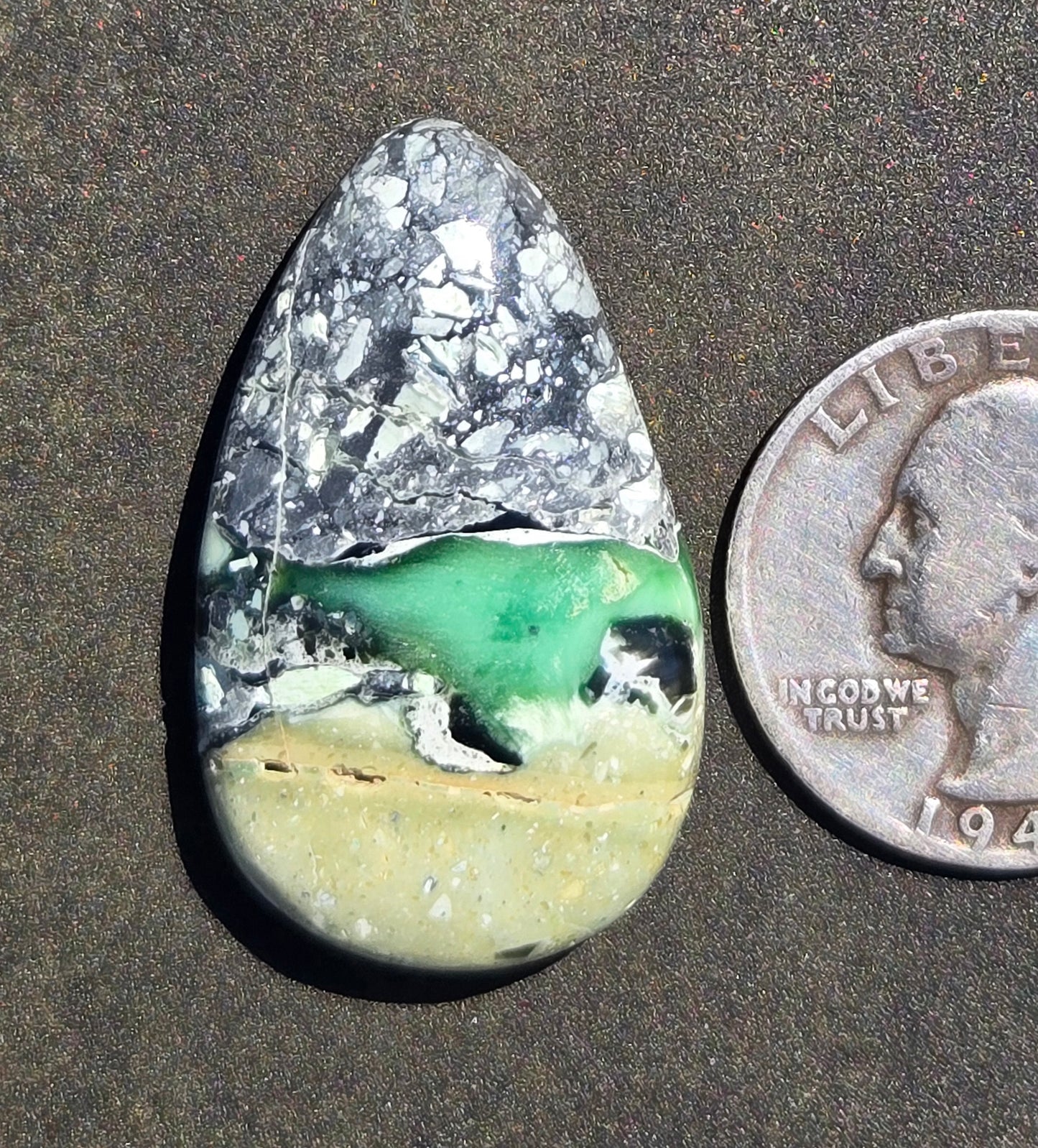 Mystic Sage Turquoise/Variscite Cabochon