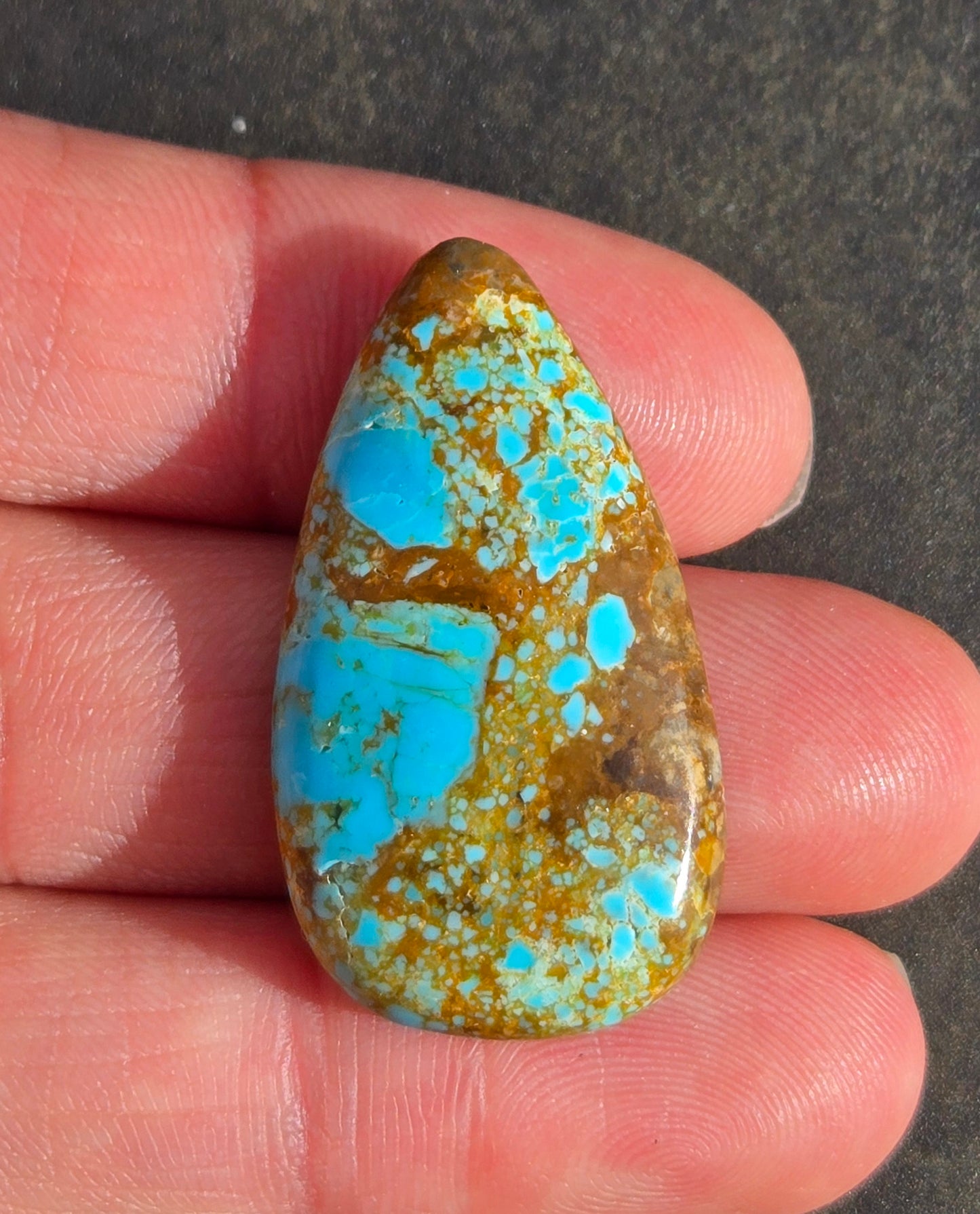 Number 8 Mine Turquoise Cabochon