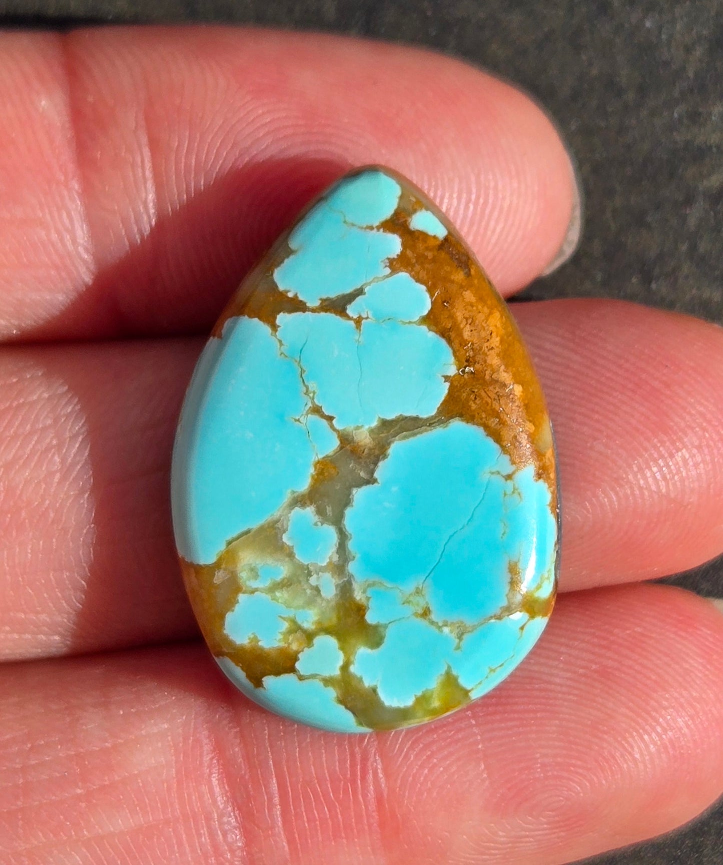 Number 8 Mine Turquoise Cabochon