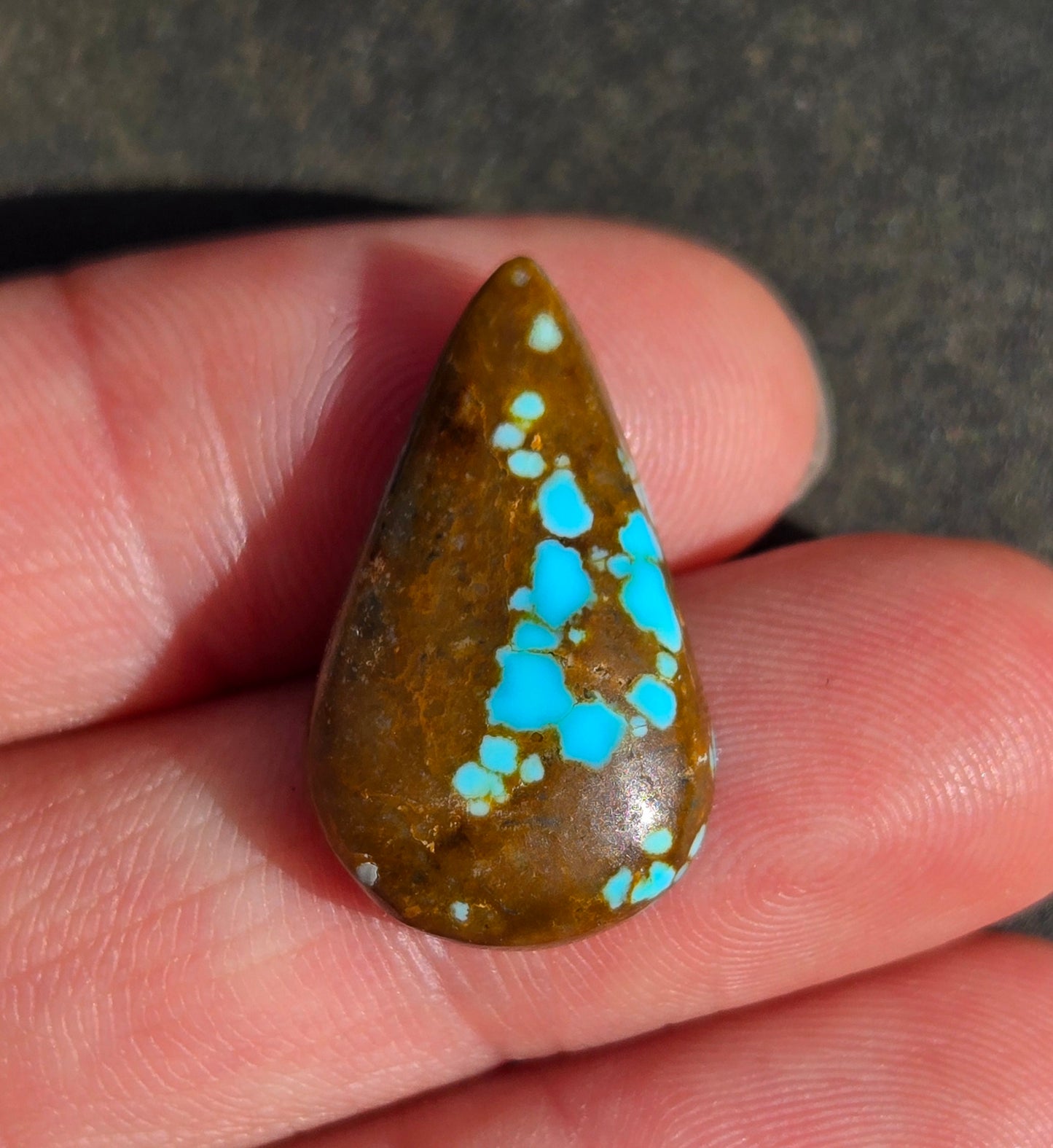 Number 8 Mine Turquoise Cabochon