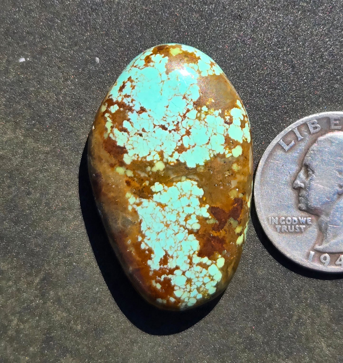 Number 8 Mine Turquoise Cabochon