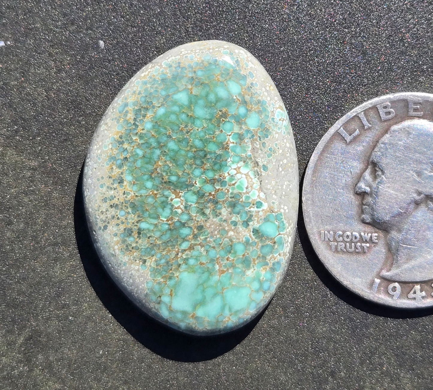Turtleback Variscite Cabochon