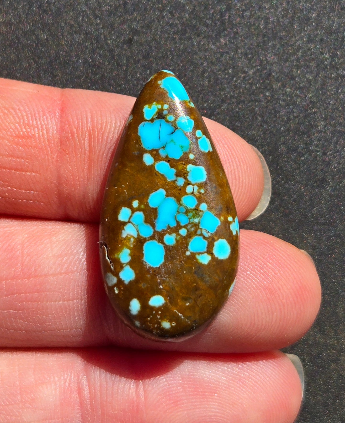 Number 8 Mine Turquoise Cabochon