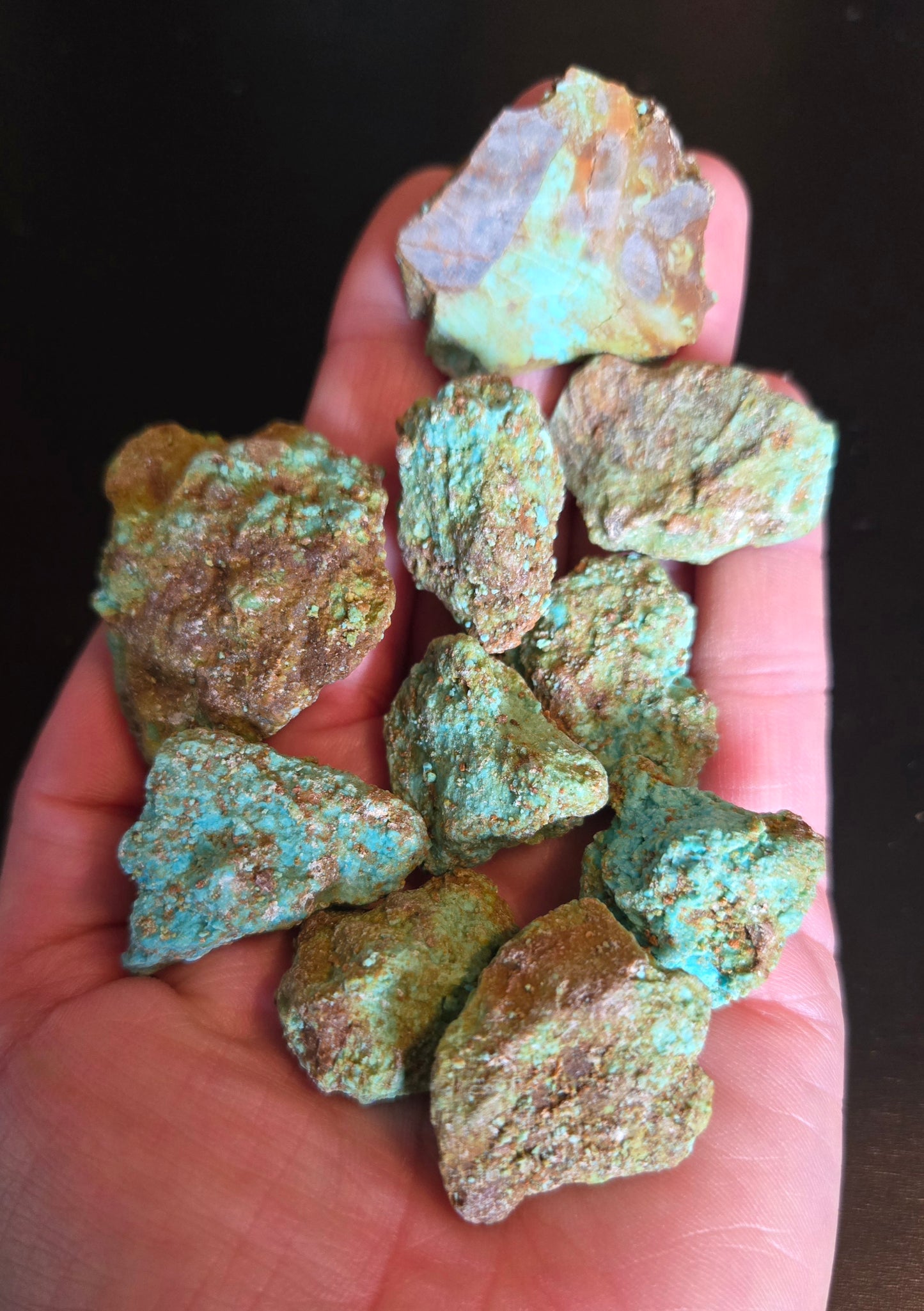 Patagonia Turquoise rough for cabbing - 100 grams lot 2