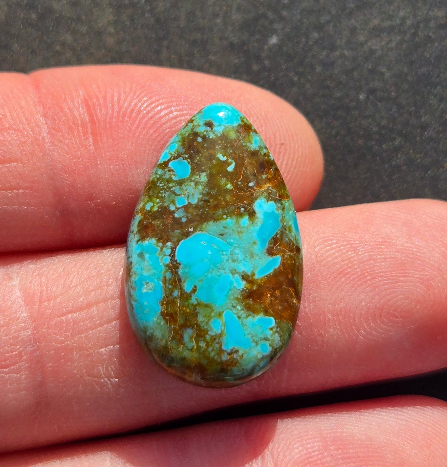 Number 8 Mine Turquoise Cabochon