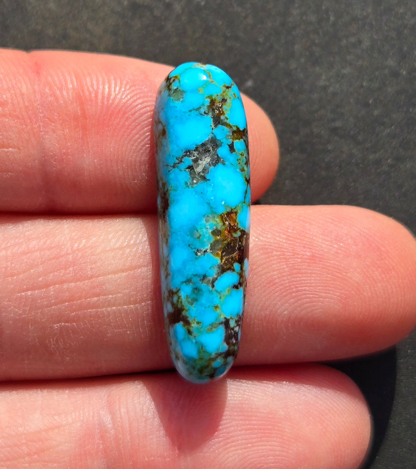 AAA High Blue Kingman Turquoise Cabochon