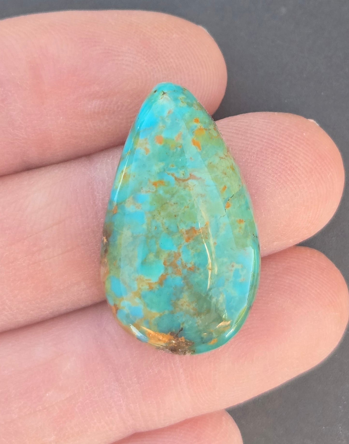 Ceremonial Kingman Turquoise Cabochon
