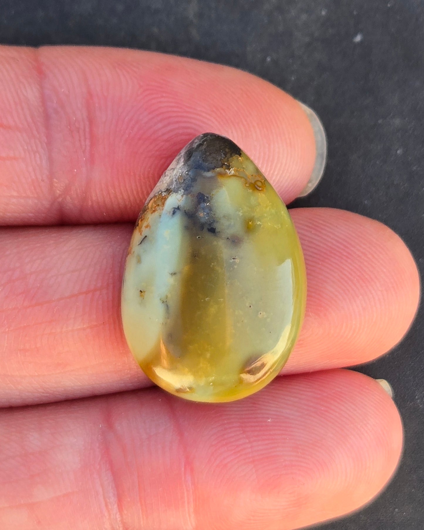 Frog Blossom Variscite Cabochon