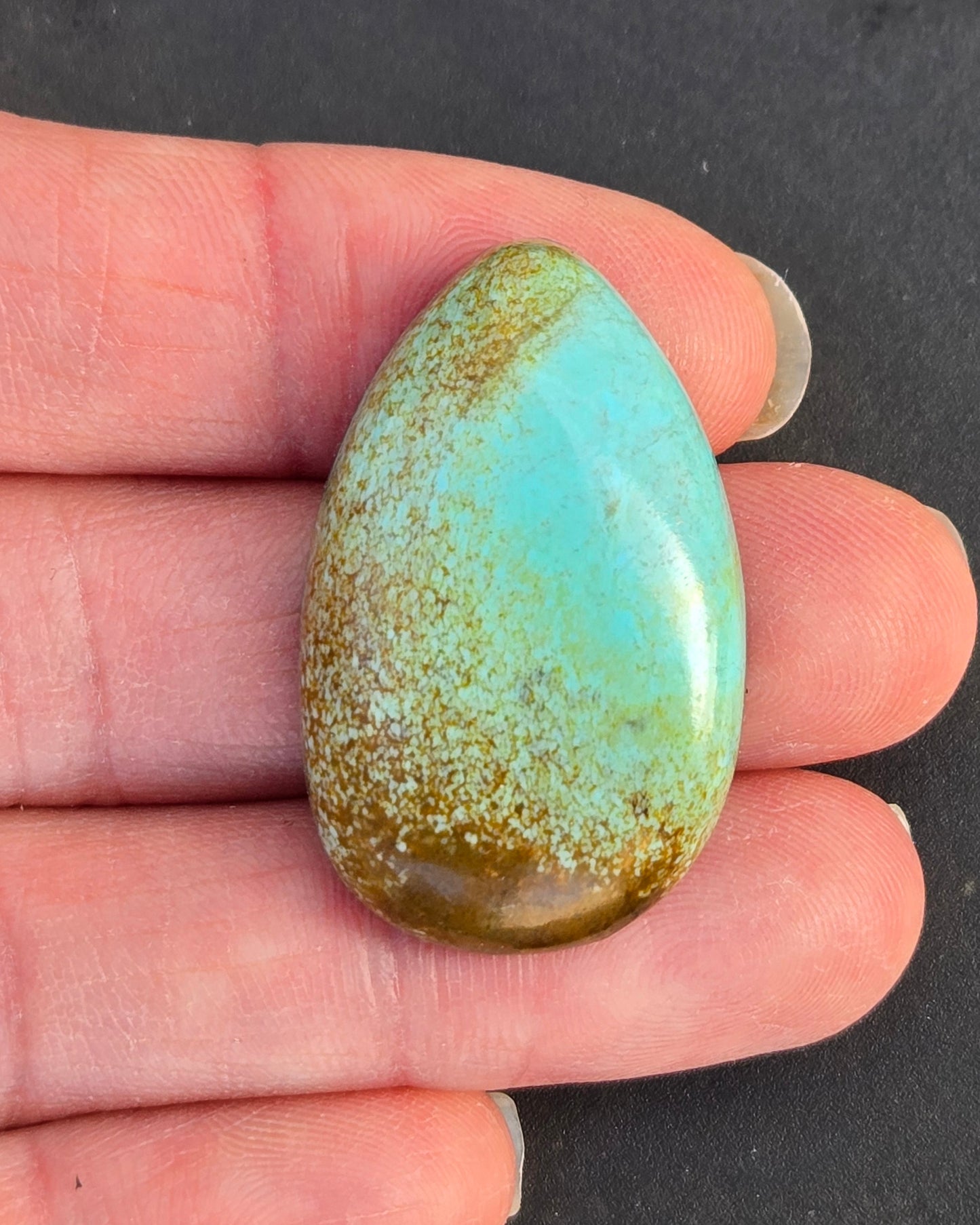 Number 8 Mine Turquoise Cabochon