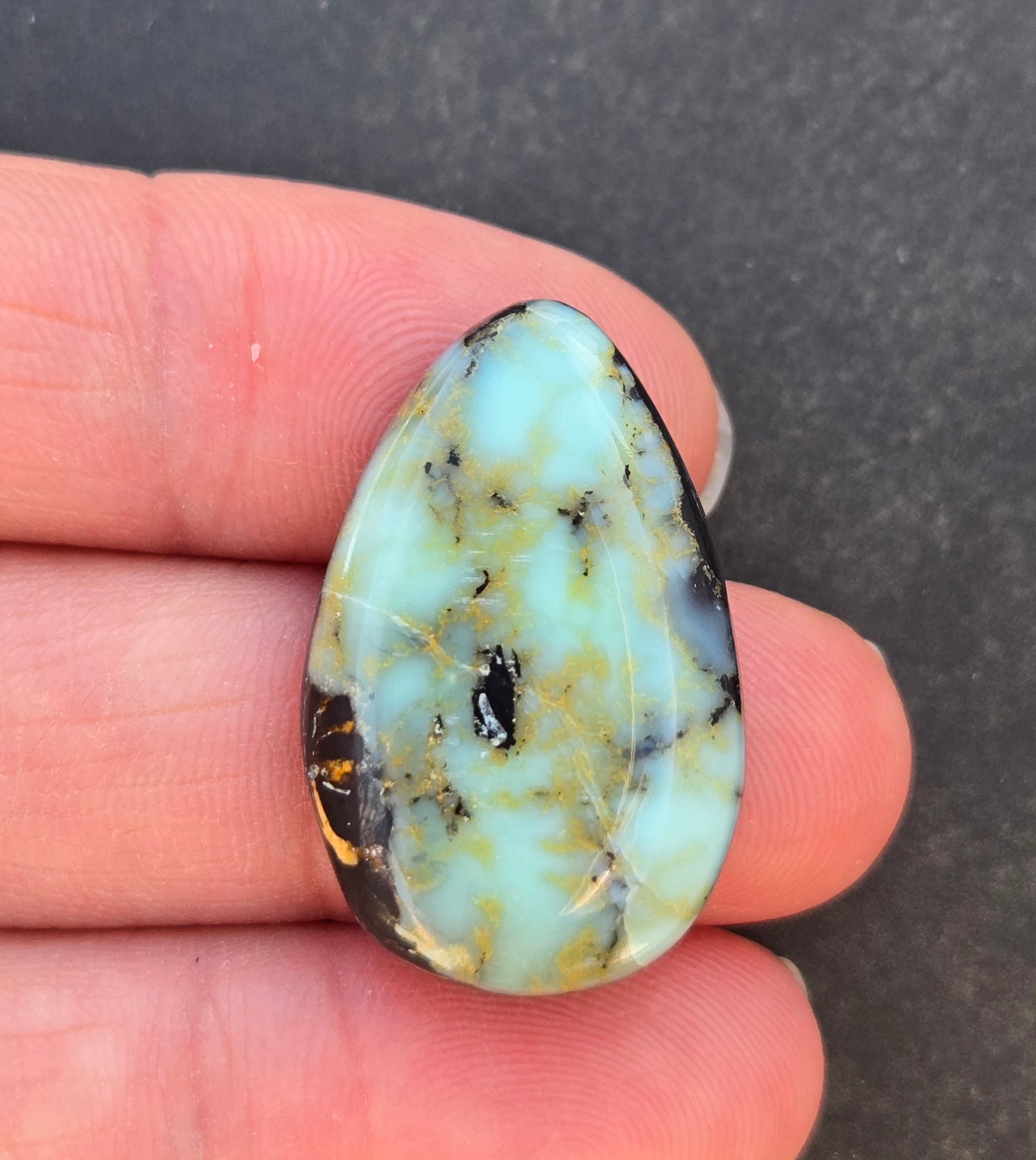 Aloe Variscite Cabochon