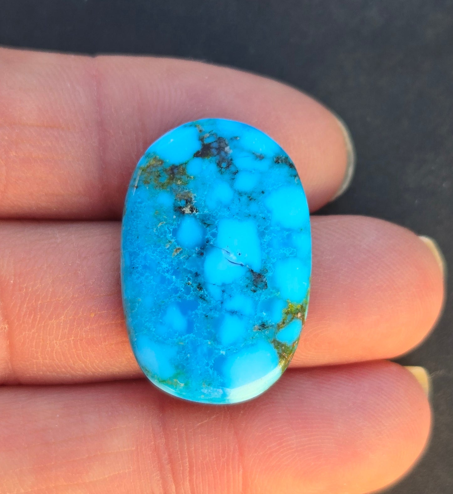 AAA High Blue Kingman Turquoise Cabochon