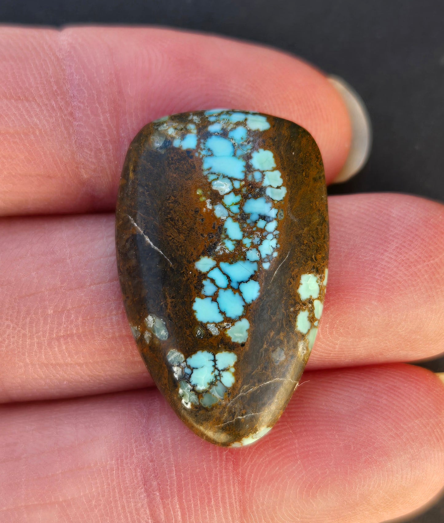 Number 8 Mine Turquoise Cabochon