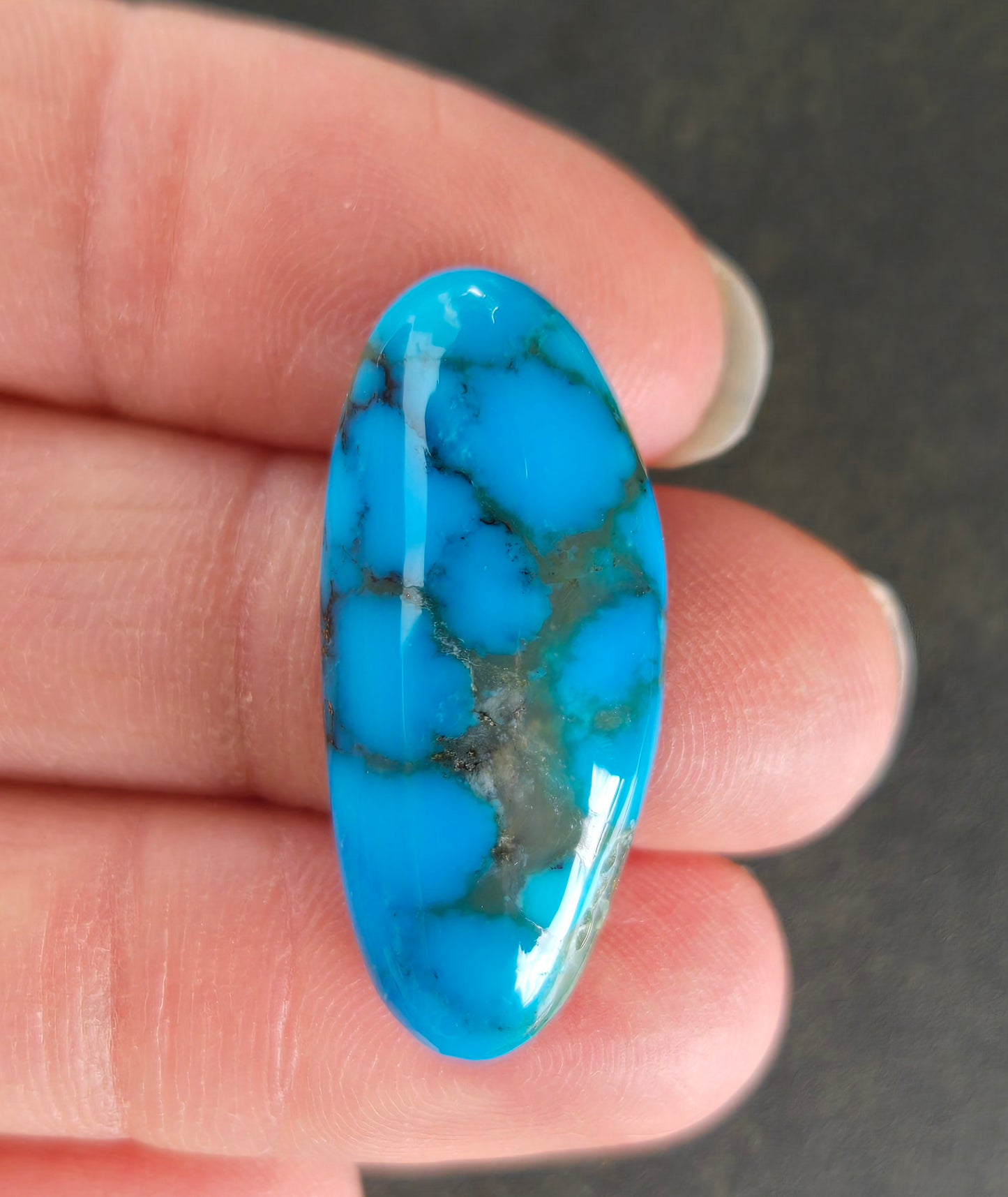 Ithaca Peak Turquoise Cabochon