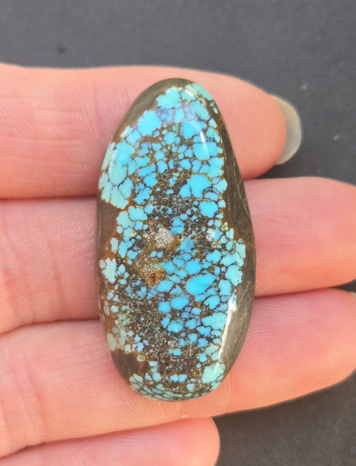 Number 8 Mine Turquoise Cabochon