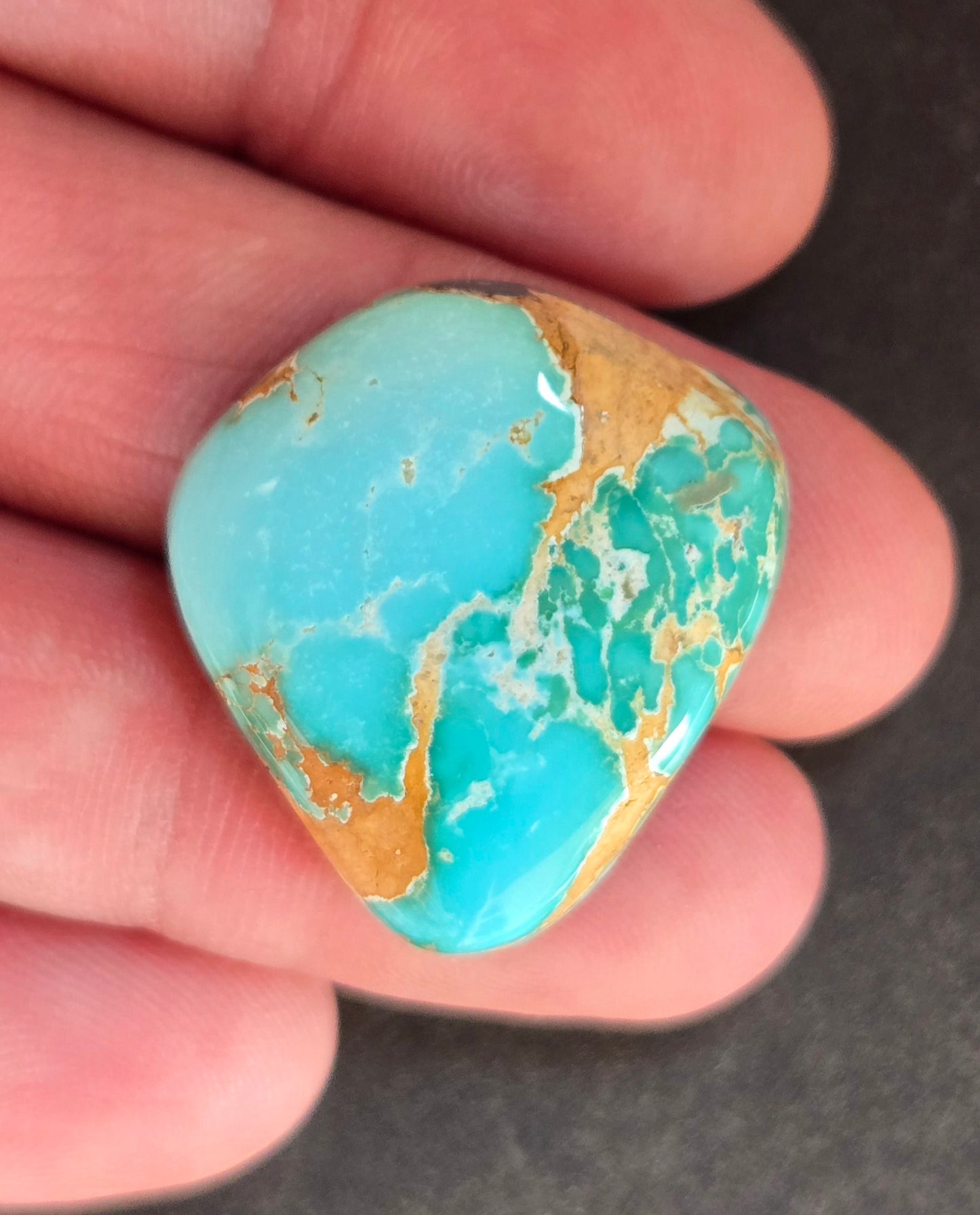 Natural Royston Royal Blue Turquoise Cabochon