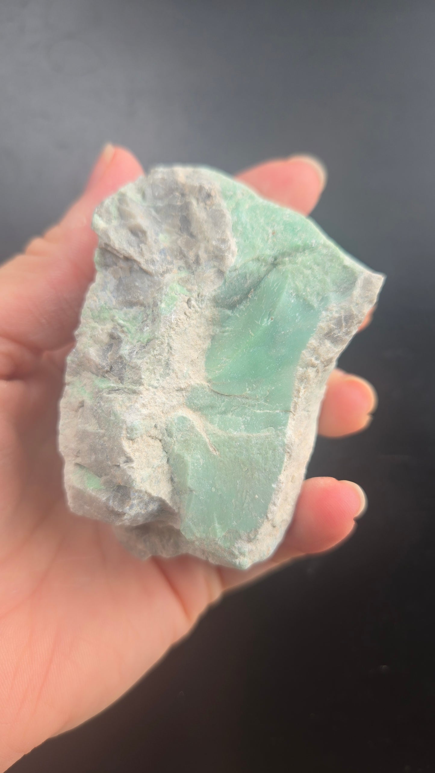 Lucin Variscite Rough for cabbing - Natural Utah Variscite- 275 grams