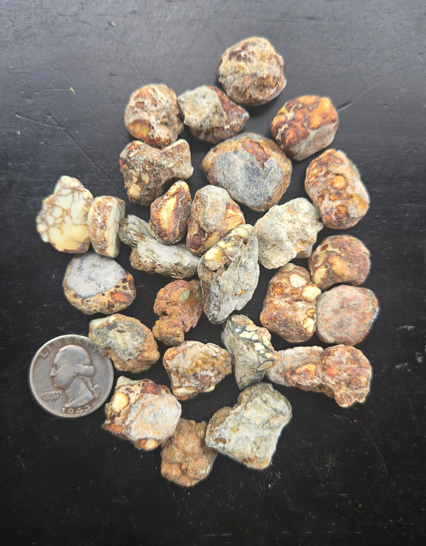 Aloe Variscite rough for cabbing - Natural Nevada Variscite- 112 gram lot