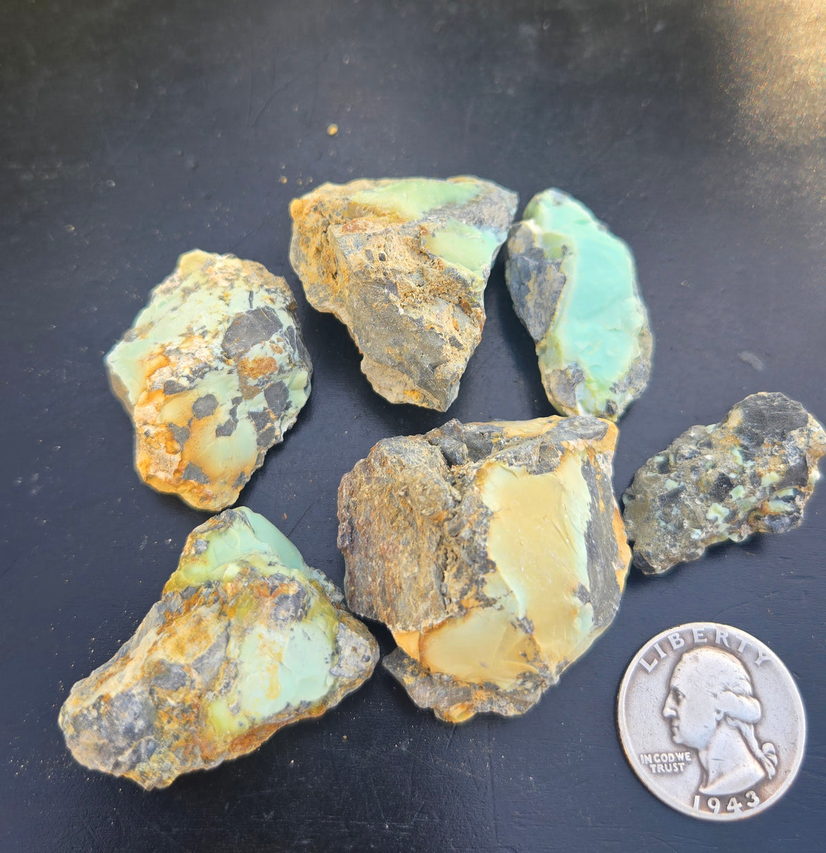 Gecko Variscite rough for cabbing -Natural Nevada Variscite- 100 grams lot 2